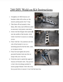 Nissan S-Chassis (S13/S14) Weld-On Tension Rod Bracket Brace Kit